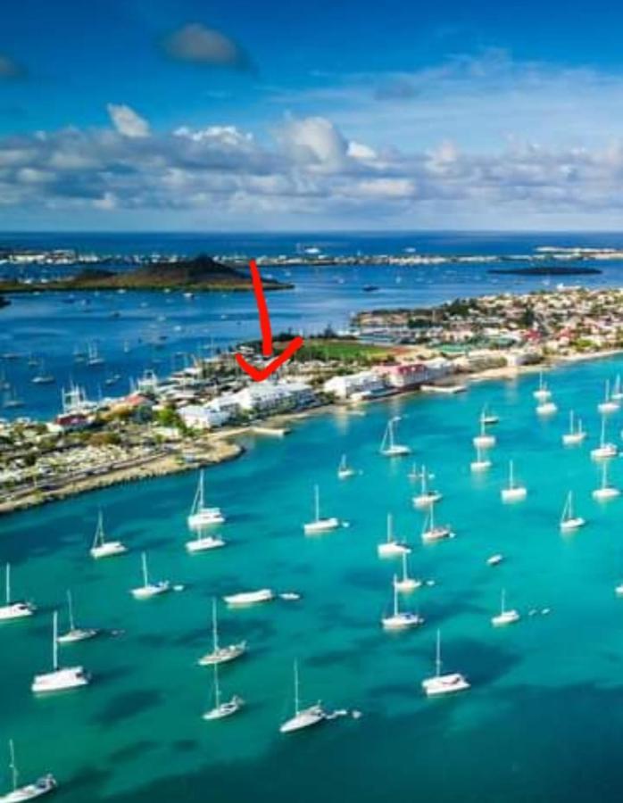 Superbe Studio Dolce Vita Vue Mer Plage Piscine Marigot  Luaran gambar