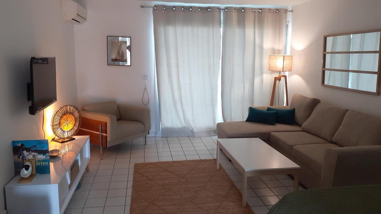 Superbe Studio Dolce Vita Vue Mer Plage Piscine Marigot  Luaran gambar